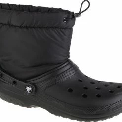 Crocs Classic Lined Neo Puff Boot Black -dames-schoenen Verkoop 550x466 3