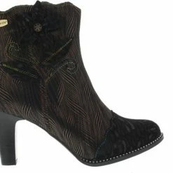 Dames Enkellaars Laura Vita Alcbaneo 139a Noir Zwart - Maat 40