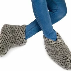 LuLu Wonen LuLu- Wollen Sloffen / Pantoffels Met Antislipzool - Grijs Gemêleerd -maat 41 - Unisex -dames-schoenen Verkoop 550x467 8