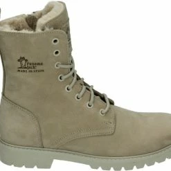 Panama Jack FRISIA B8 - Volwassenen VeterlaarzenHalf-hoge Schoenen - Kleur: Wit/beige - Maat: 41 -dames-schoenen Verkoop 550x468 4