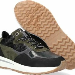 Floris Van Bommel 85351 Lage Sneakers - Leren Sneaker - Dames - Groen - Maat 41 -dames-schoenen Verkoop 550x468 7