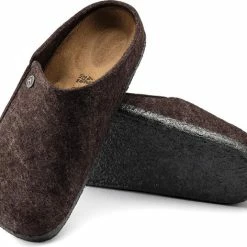 Birkenstock Sloffen - Maat 45 - Unisex - Donkerbruin -dames-schoenen Verkoop 550x472