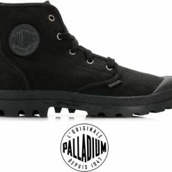 Palladium - Dames Veterschoenen Pampa Hi - Zwart - Maat 39 -dames-schoenen Verkoop 550x472 3