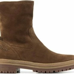 Gabor Enkellaarsjes Dames / Laarzen / Damesschoenen - Suède - 71.773 - Bruin - Maat 40