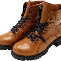 La Pèra Bruine Leren Veter Laars Cassido Boots Bruin Dames - Maat 36