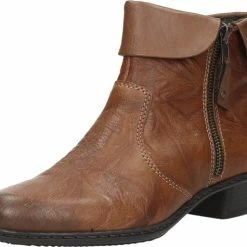 Rieker Enkellaarsjes Cognac - Maat 41 -dames-schoenen Verkoop 550x475 5