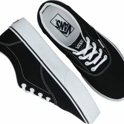 Vans Doheny Platform Canvas Dames Sneakers - Black/White - Maat 37 -dames-schoenen Verkoop 550x477 1