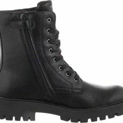 TOMMY HILFIGER Lace-Up Bootie ZWART 39 -dames-schoenen Verkoop 550x479 5