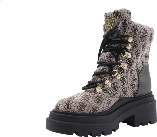 Guess Vaney Dames Veterboots - Olive - Maat 40 2 Guess Vaney Dames Veterboots - Olive - Maat 40 - Afbeelding 2