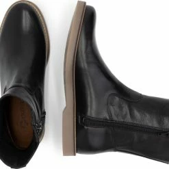 Travelin' Pleubian Dames Leren Enkellaarzen - Nette Schoenen Vrouwen - Zwart Leer - Maat 40 -dames-schoenen Verkoop 550x481 9