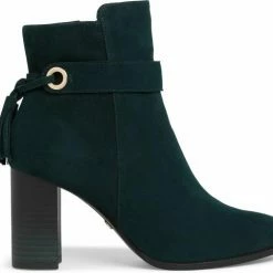 Tamaris Tamaris Enkellaarsjes Groen Leer - Maat 36 -dames-schoenen Verkoop 550x482 3