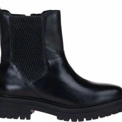 Geox Zwarte Korte Laars -dames-schoenen Verkoop 550x482 5