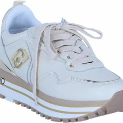 Liu Jo Maxi Wonder 01 Lage Sneakers - Leren Sneaker - Dames - Wit - Maat 37 -dames-schoenen Verkoop 550x483 5