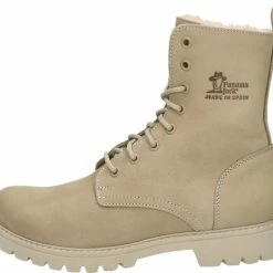 Panama Jack FRISIA B8 - Volwassenen VeterlaarzenHalf-hoge Schoenen - Kleur: Wit/beige - Maat: 41 -dames-schoenen Verkoop 550x486