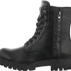 TOMMY HILFIGER Lace-Up Bootie ZWART 39 -dames-schoenen Verkoop 550x486 6