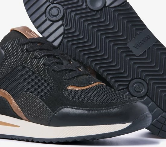 VIA VAI Nora Sooth Sneakers - Zwart - Maat 41 10 VIA VAI Nora Sooth Sneakers - Zwart - Maat 41 - Afbeelding 10