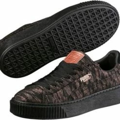 Puma Basket Platform VR 364092-02 Dames Sneaker Sportschoenen Schoenen Zwart - Maat EU 39 UK 6 -dames-schoenen Verkoop 550x488 16