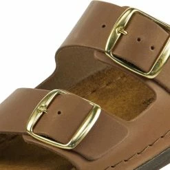 Rohde Slippers Vrouwen - 5865 - Maat 39 - Cognac -dames-schoenen Verkoop 550x490 11