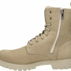 Panama Jack FRISIA B8 - Volwassenen VeterlaarzenHalf-hoge Schoenen - Kleur: Wit/beige - Maat: 41 -dames-schoenen Verkoop 550x491 1