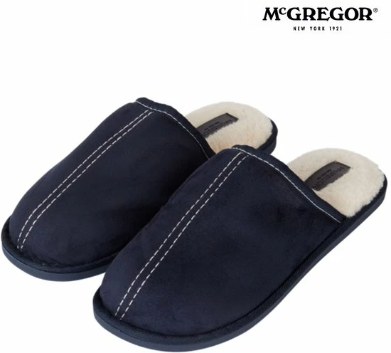 McGregor Pantoffels Kerst Heren Sloffen Mc Gregor Blauw - Maat 42-43 - Badslippers Bruin Grijs Blauw En Zacht 1 McGregor Pantoffels Kerst Heren Sloffen Mc Gregor Blauw - Maat 42-43 - Badslippers Bruin Grijs Blauw En Zacht