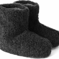 Natura Norway - Sloffen Van Merino Wol - Dames En Heren - Maat 43-44 - Zwart