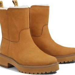 Timberland Carnaby Cool Basic Warm Pull On WR Dames Laarzen - Wheat - Maat 37 -dames-schoenen Verkoop 550x499 7
