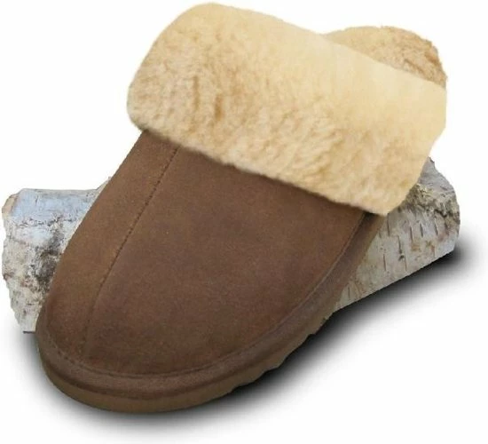 Zenique Lederen Instap Pantoffels Dames En Heren Gevoerd Met Lamswol Maat 41 Kleur Bruin Camel En Naturel Binnenkant 1 Zenique Lederen Instap Pantoffels Dames En Heren Gevoerd Met Lamswol Maat 41 Kleur Bruin Camel En Naturel Binnenkant