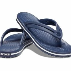 Crocs Slippers - Maat 38/39 - Vrouwen - Navy/wit -dames-schoenen Verkoop 550x501 15