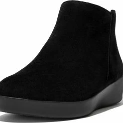 FitFlop Sumi Ankle Boot Suede ZWART - Maat 39 -dames-schoenen Verkoop 550x502 5