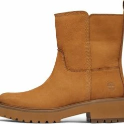 Timberland Carnaby Cool Basic Warm Pull On WR Dames Laarzen - Wheat - Maat 37 -dames-schoenen Verkoop 550x503 10
