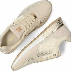 Mexx Dames Sneaker Fleur Beige / Goud -dames-schoenen Verkoop 550x505