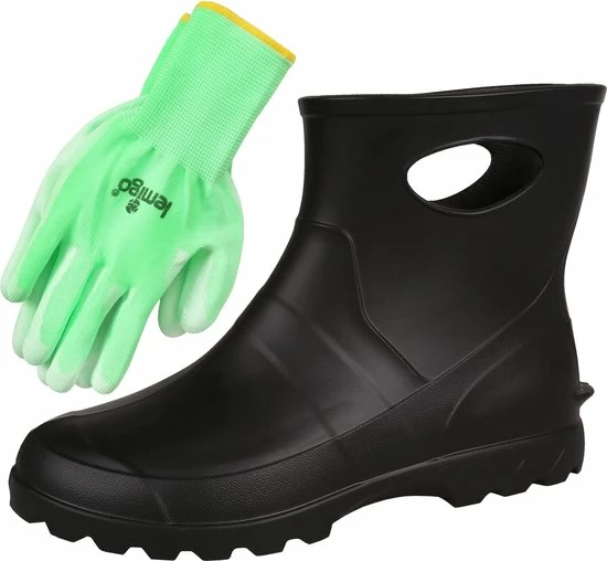 Sarcia Zwarte Lemigo Regenlaarzen Voor Tuin + Tuinhandschoenen Maat - 43 1 Sarcia Zwarte Lemigo Regenlaarzen Voor Tuin + Tuinhandschoenen Maat - 43
