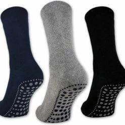 Merkloos ABS Huis Sokken Multipack Unisex Maat 43-46