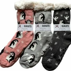 Sukats® Huissokken - Homesocks - 3 Paar - Maat 36-41 - Mix H - Anti-Slip - Fluffy - Dames Huissokken