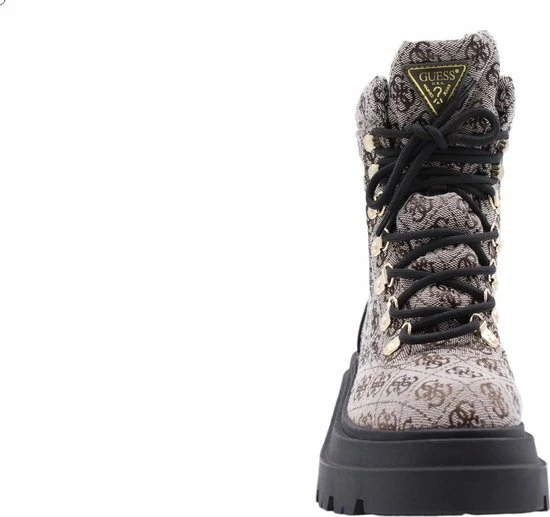 Guess Vaney Dames Veterboots - Olive - Maat 40 3 Guess Vaney Dames Veterboots - Olive - Maat 40 - Afbeelding 3