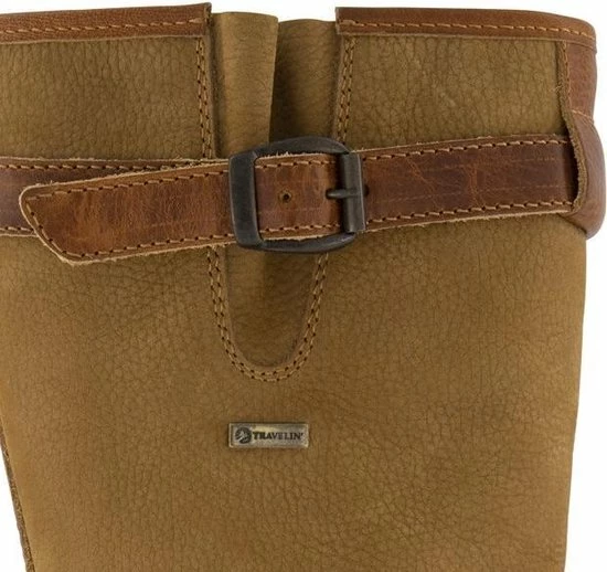 Travelin' Konstanz Dames - Leren Outdoorlaarzen - Waterdicht En Ademend - Laars - Cognac Leer - Maat 37 9 Travelin' Konstanz Dames - Leren Outdoorlaarzen - Waterdicht En Ademend - Laars - Cognac Leer - Maat 37 - Afbeelding 9