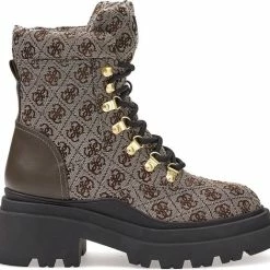 Guess Vaney Dames Veterboots - Olive - Maat 40