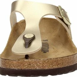 Birkenstock - Dames Sandalen Gizeh BS Gold (regular) - Goud - Maat 40 -dames-schoenen Verkoop 550x525