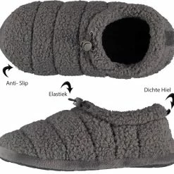 Apollo Pantoffels Dames - Sloffen Dames - Pantoffels - Laag - Lichtgrijs - Maat 37/38 -dames-schoenen Verkoop 550x525 3