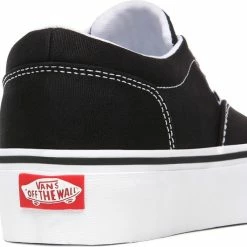 Vans Doheny Platform Canvas Dames Sneakers - Black/White - Maat 37 -dames-schoenen Verkoop 550x530 5