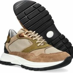 Red-Rag Red Rag Sneakers Dames - Lage Sneakers / Damesschoenen - Leer - 76858 - Beige Combi - Maat 40 -dames-schoenen Verkoop 550x530 9