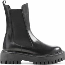 PS Poelman BOOST Dames Chelsea Laarzen - Zwart - Maat 39