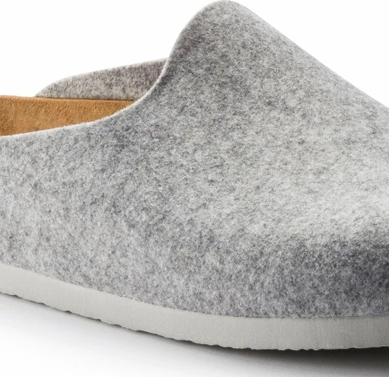 Birkenstock Amsterdam Light Gray Narrow VEG Felt Wooly Home Unisex Pantoffels - Lichtgrijs - Maat 41 8 Birkenstock Amsterdam Light Gray Narrow VEG Felt Wooly Home Unisex Pantoffels - Lichtgrijs - Maat 41 - Afbeelding 8