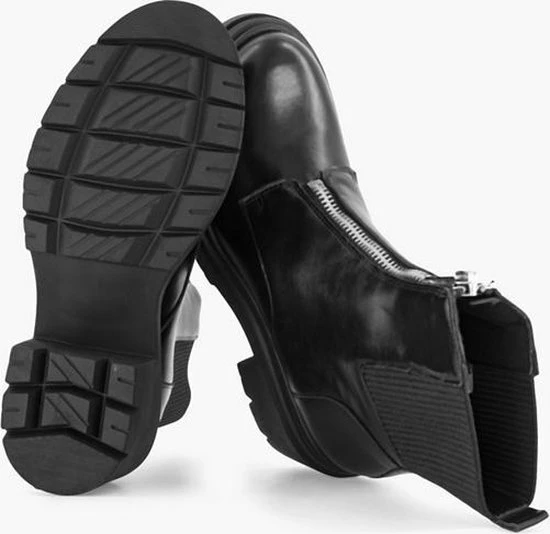 Oxmox Zwarte Enkellaars Hak - Maat 42 6 Oxmox Zwarte Enkellaars Hak - Maat 42 - Afbeelding 6