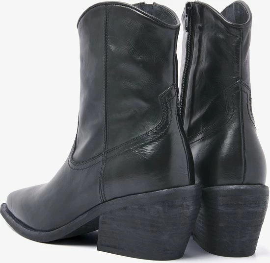 VIA VAI Eveline Clark Enkellaarsjes Dames - Zwart - Maat 40 2 VIA VAI Eveline Clark Enkellaarsjes Dames - Zwart - Maat 40 - Afbeelding 2