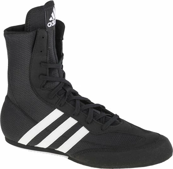 Adidas Boksschoenen Box Hog 2.0 - Extra Lange Tong - Zwart/Wit - 41 1/3 9 Adidas Boksschoenen Box Hog 2.0 - Extra Lange Tong - Zwart/Wit - 41 1/3 - Afbeelding 9