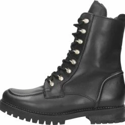 Gabor Veterboots Dames / Laarzen / Damesschoenen - Leer - 92.723.57 - Zwart - Maat 39