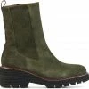 Piedi Nudi Chelsea Boots Dames / Laarzen / Damesschoenen - Suède - 2556-04.10PN - Groen - Maat 39