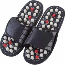 BestMen® Massage Slippers Unisex - Gezondheidsslipper Dames/Heren - Zwart - Maat 38-39 -dames-schoenen Verkoop 550x545 6