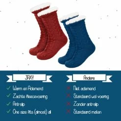 JAXY Huissokken - Huissokken Dames En Heren - Verwarmde Sokken - Anti Slip Sokken - Fleece Sokken - Dikke Sokken - Fluffy Sokken - Slofsokken - Warme Sokken - Bedsokken - Gevoerde Sokken - Winter Sokken - 2 Paar - Rood En Petrol 14 JAXY Huissokken - Huissokken Dames En Heren - Verwarmde Sokken - Anti Slip Sokken - Fleece Sokken - Dikke Sokken - Fluffy Sokken - Slofsokken - Warme Sokken - Bedsokken - Gevoerde Sokken - Winter Sokken - 2 Paar - Rood En Petrol -dames-schoenen Verkoop 550x546 3